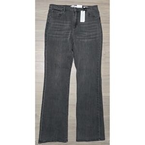 NWT American Tall Britney High Rise Bootcut Jeans Sz 36/35 - Gray Black New Pant